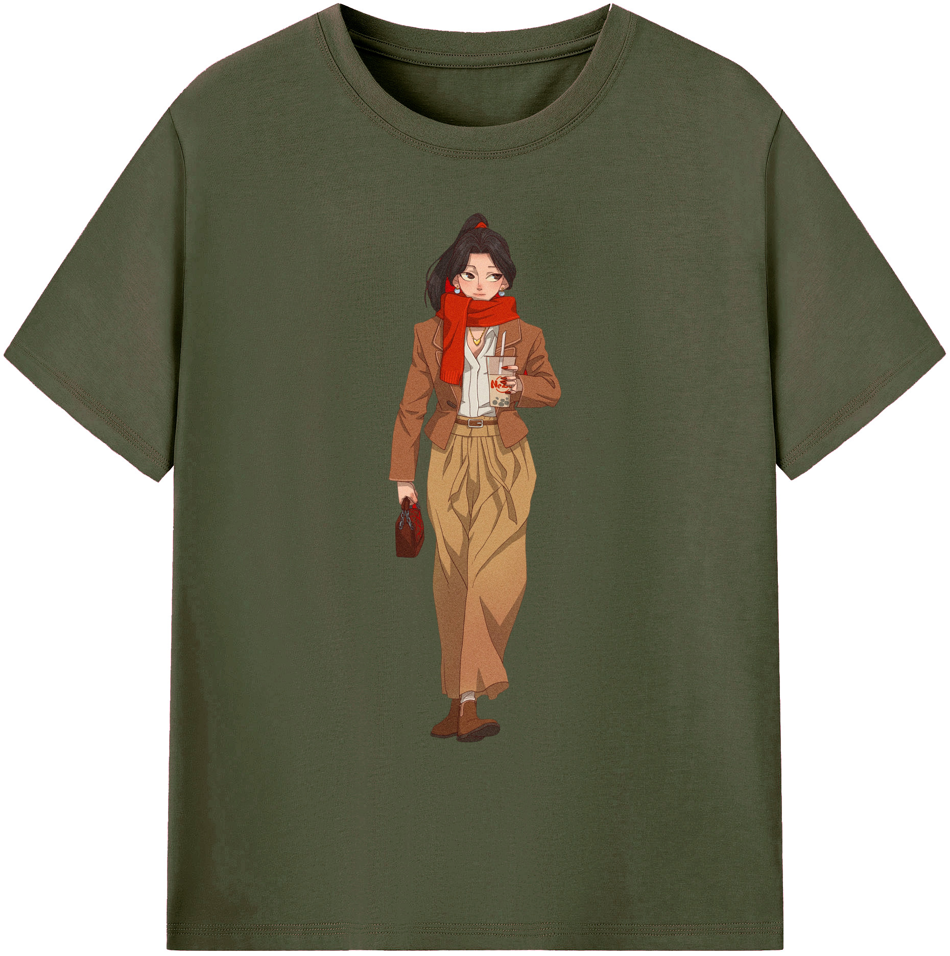 （画像用） Ne Zha 2 ナタ 魔童の大暴れ 綿100％ メンズ半袖Tシャツ｜肌触りやわらか＆通気性